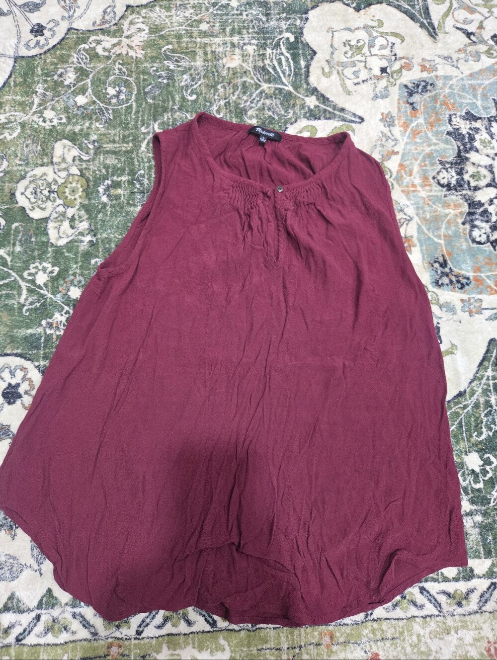 Madewell Sleeveless Wine Red Women's Camisole